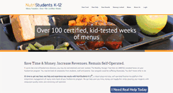 Desktop Screenshot of nutristudentsk-12.com